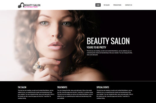 Beauity salon template